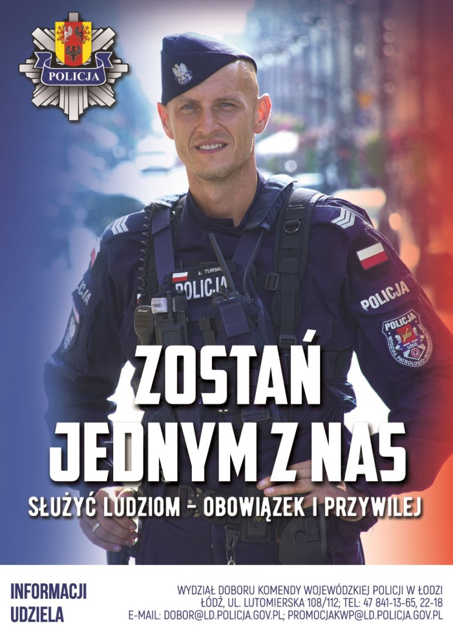 plakat nabór do policji