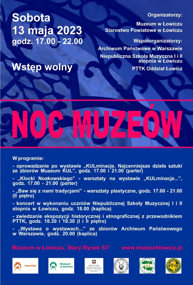 plakat noc muzeów