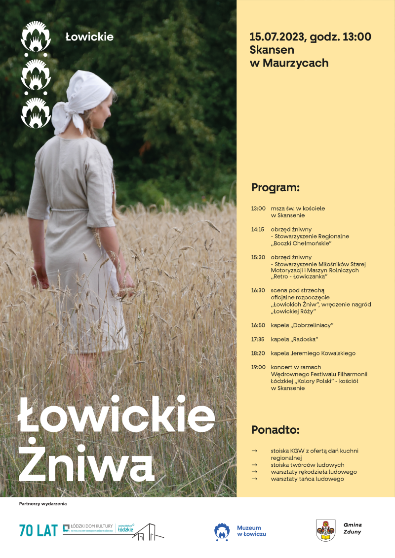 Plakat_wydarzenia_Łowickie_Żniwa_DOBRZE