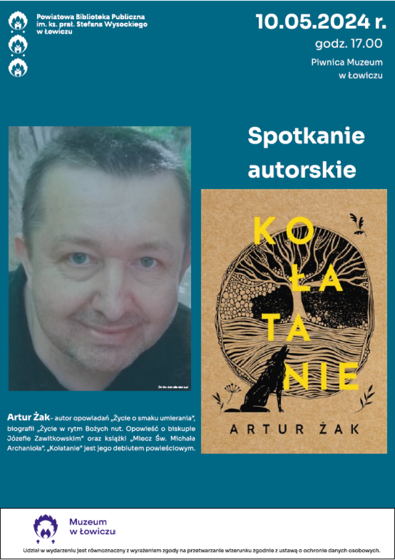 plakat spotkanie autorskie