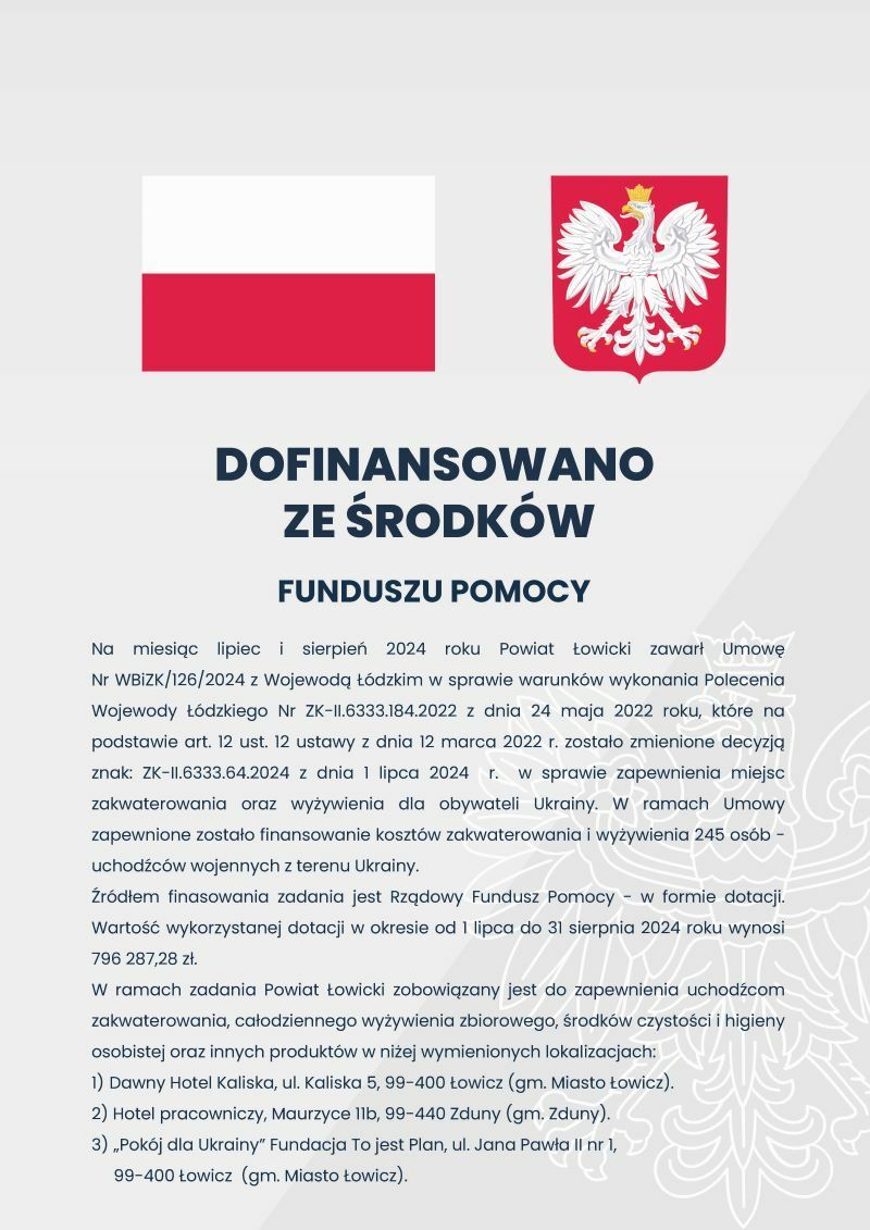 plakat fundusz pomocy Ukrainie
