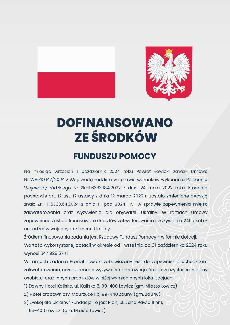 plakat fundusz pomocy Ukrainie