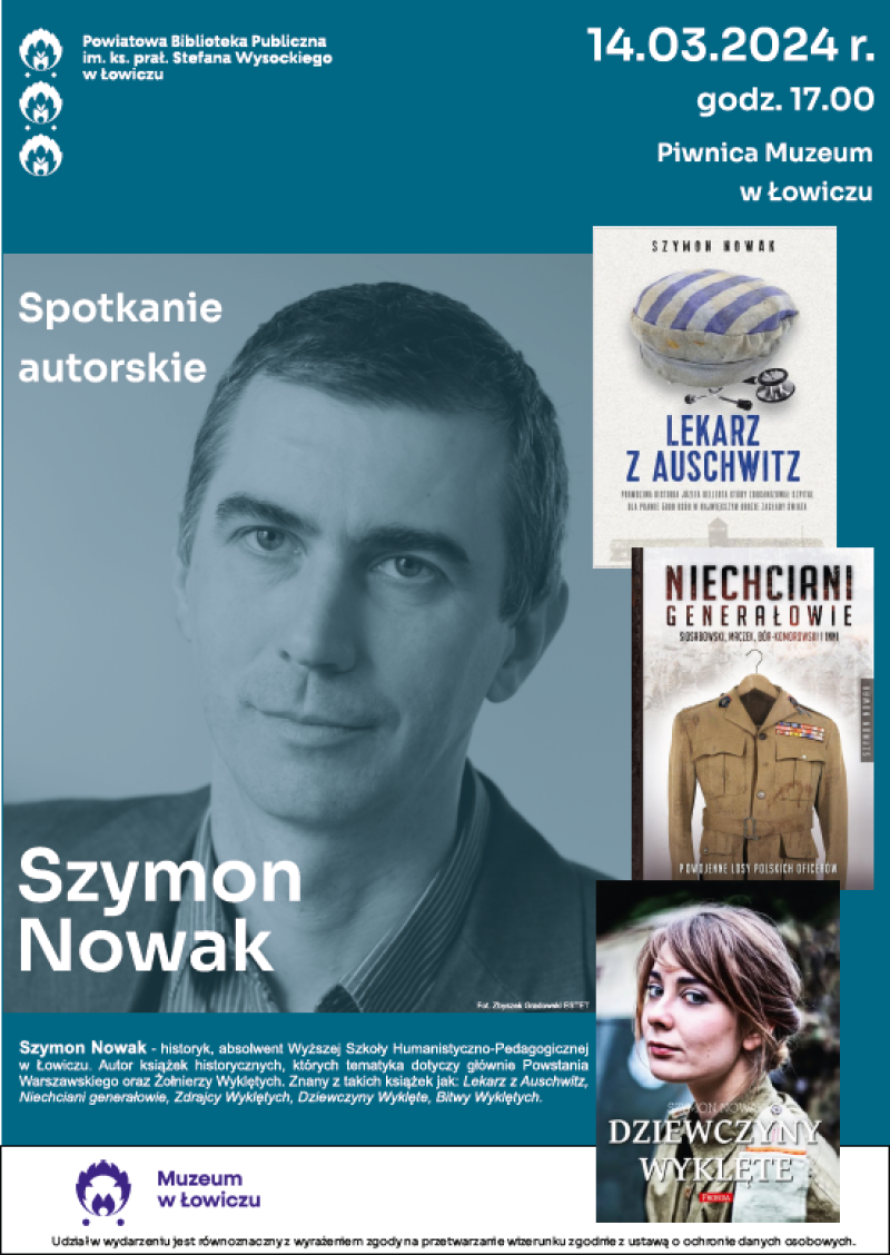 Szymon Nowak - spotkanie autorskie