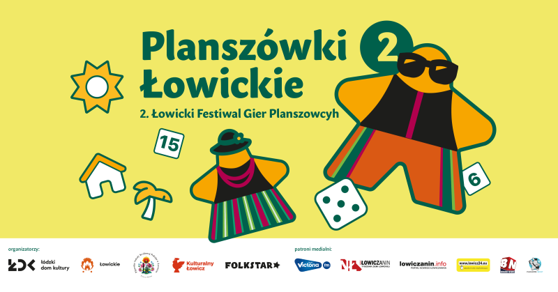 2. Łowicki Festiwal Gier Planszowych - Planszówki Łowickie